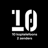 🎧 10 RGB koptelefoons 📡 2 zenders 