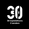 🎧 30 RGB koptelefoons  📡 2 zenders