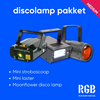 🕺 Discolamp-pakket medium: Laser + strobo + discolamp