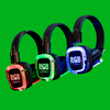 🎧 80 RGB koptelefoons 📡 1 zender