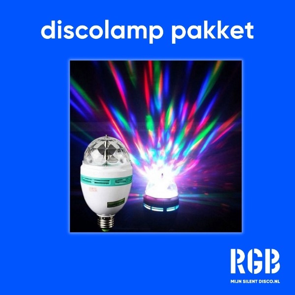 🕺 Discolamp-pakket small: maak van gewone lampen Disco lampen