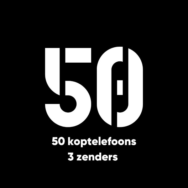 🎧 50 RGB koptelefoons 📡 3 zenders