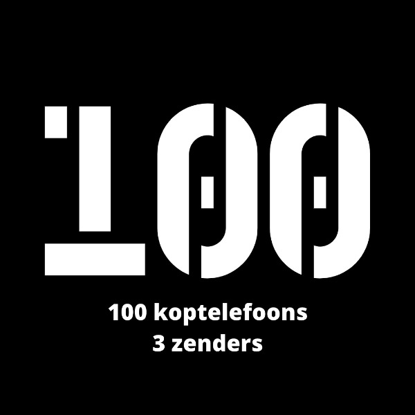 🎧 100 RGB koptelefoons 📡 3 zenders