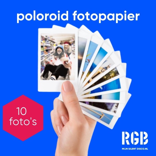 📸 Extra Polaroid fotopapier: 10 foto's